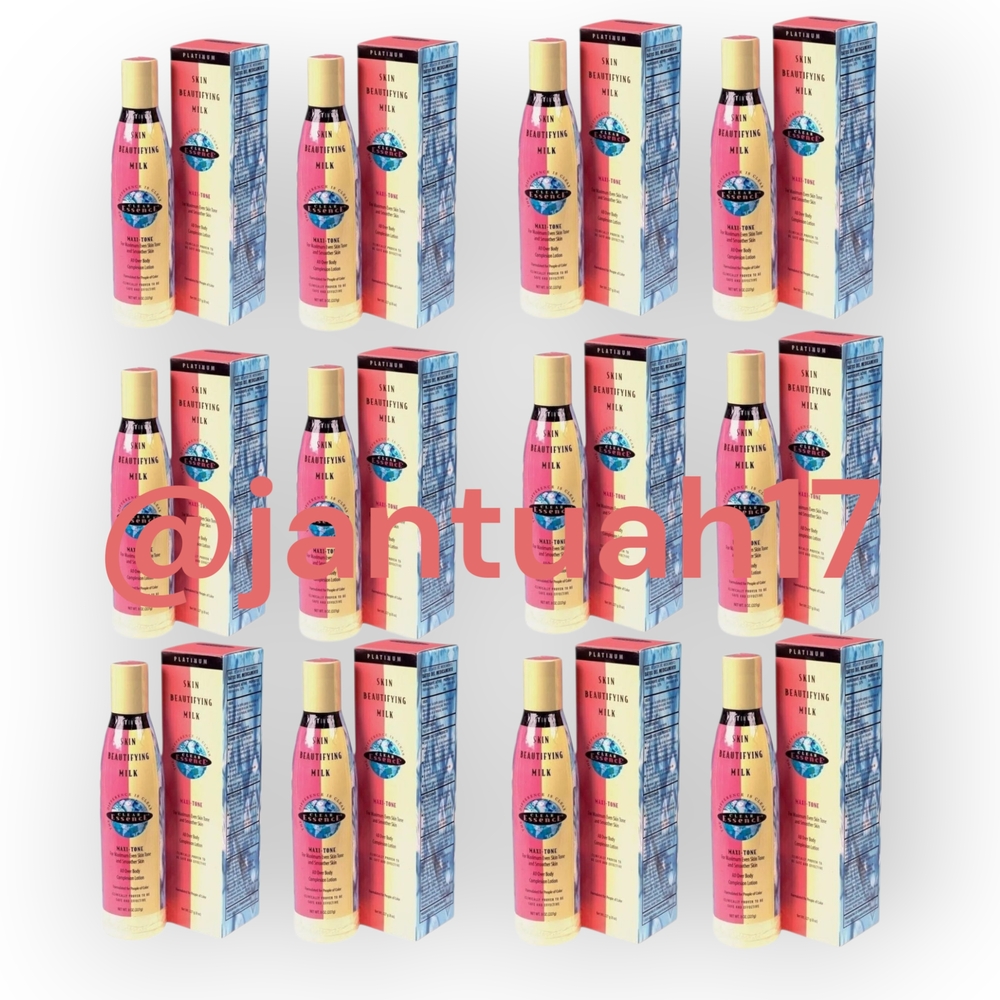 (12-Pieces) Clear Essence Platinum Beautifying Milk 8 oz.